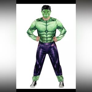 Marvel Incredible Hulk Qualux Jazwares Halloween Costume Men Size Large (32-34)
